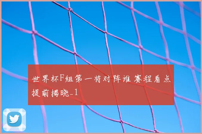 世界杯F组第一将对阵谁 赛程看点提前揭晓_1